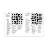 Two crossword puzzles on a white background