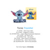Stitch toy with Tonie tracklist on a white background
