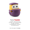 Toy with a tracklist for Tonie on a white background