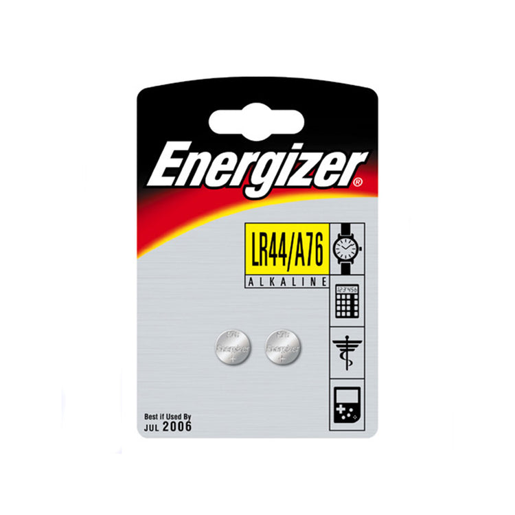 Energizer LR44/A76 alkaline batteries - two pack