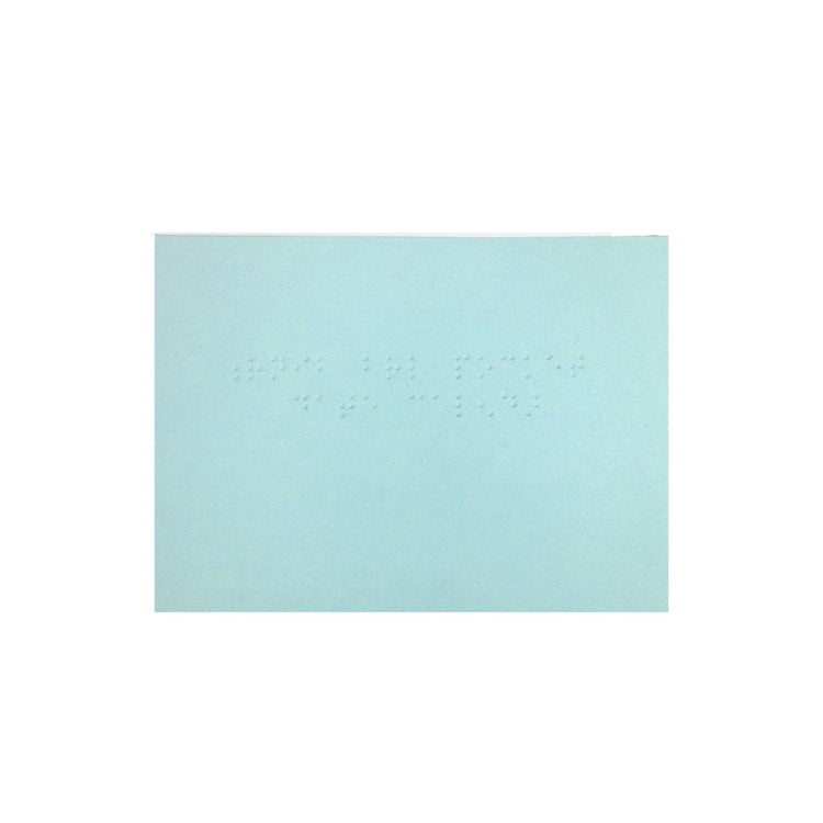 2025 Braille pocket date calendar