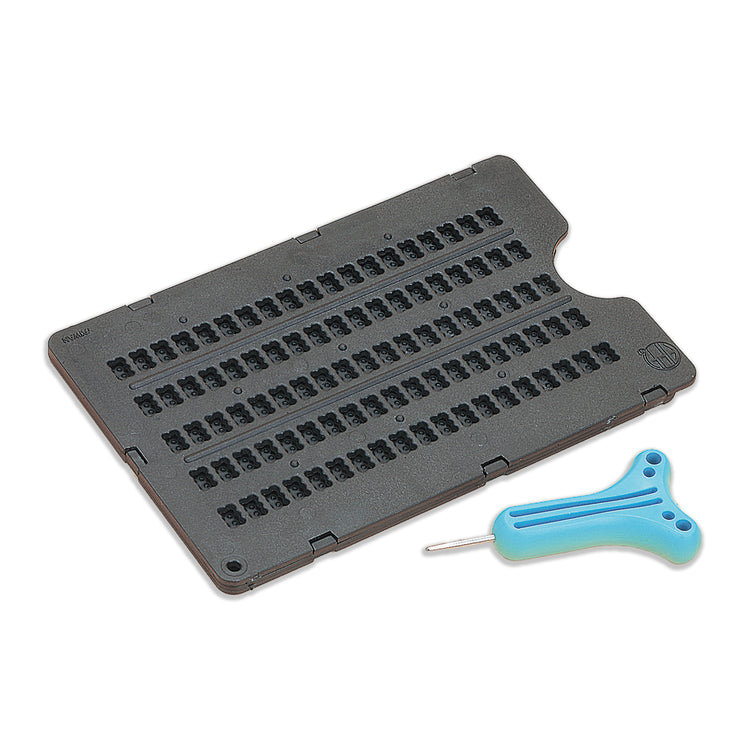 Janus interline braille frame
