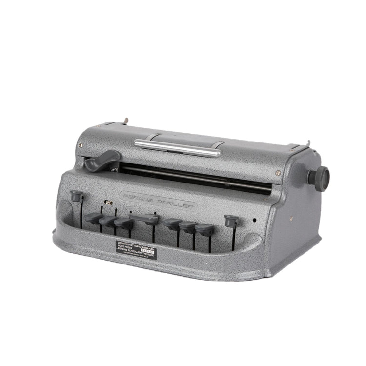 Unimanual Perkins brailler
