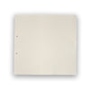 Sheet of punched braille paper