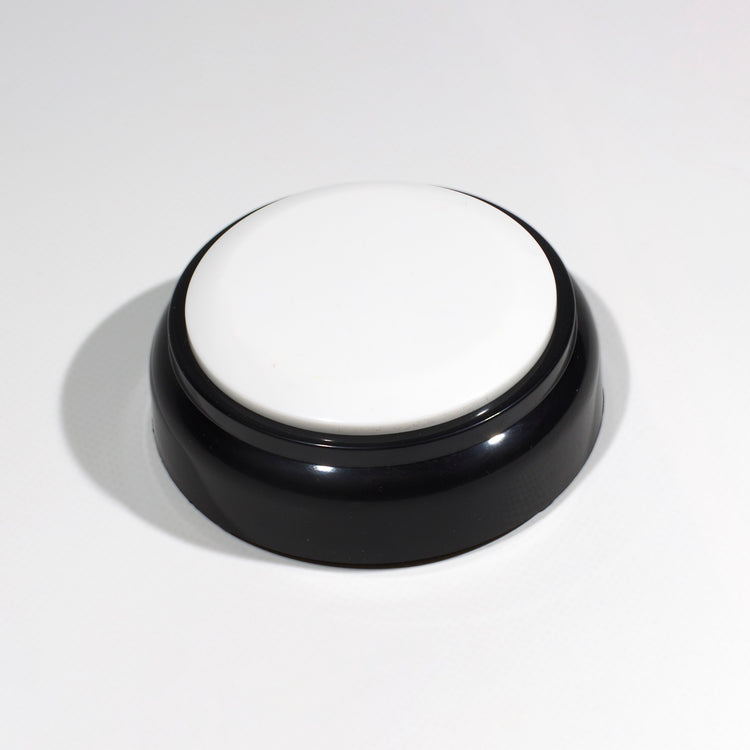 Talking button clock