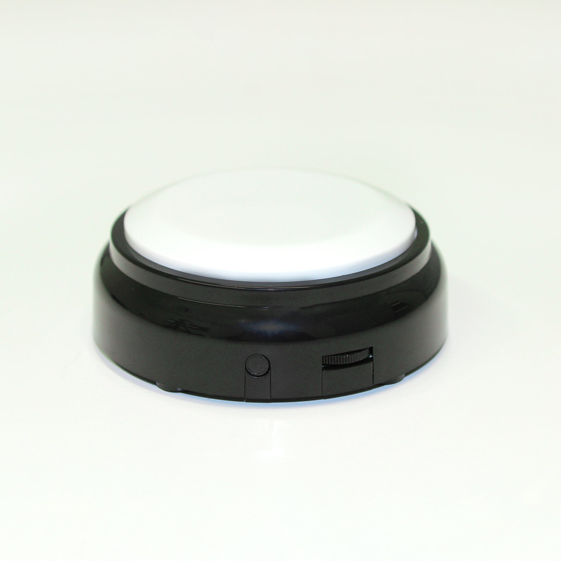 Talking button clock