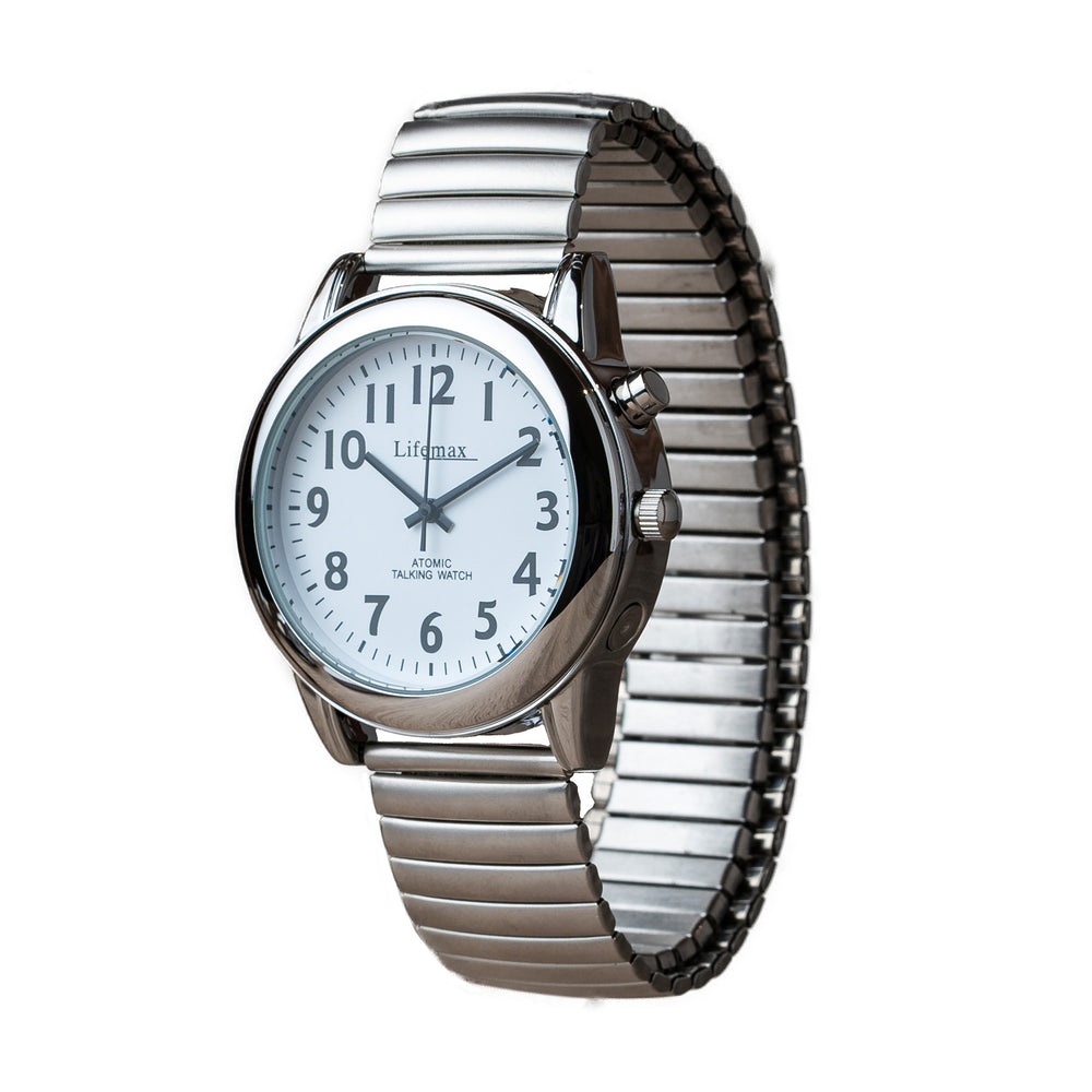 Watch with expanding bracelet strap