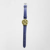 Front view of face and strap of tactile watch against a white background
