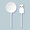 Magnetic charger for smartwatch and USB-A cable