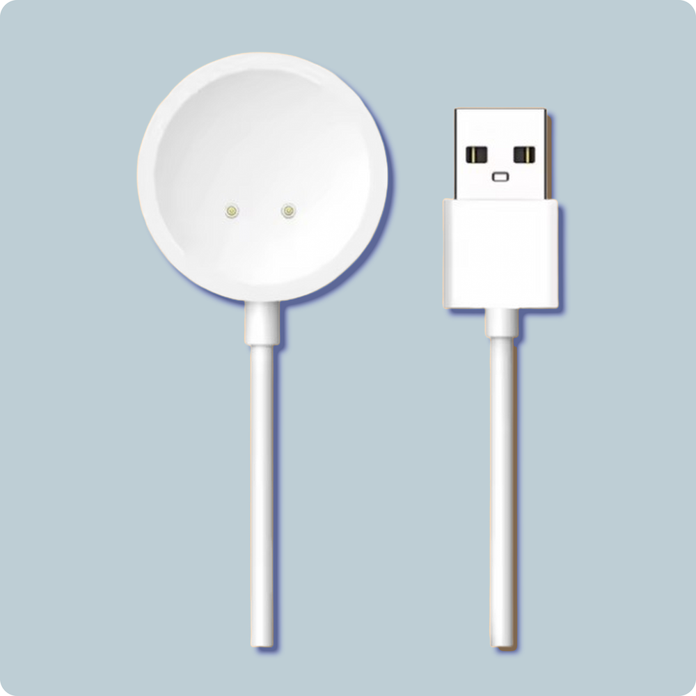 Magnetic charger for smartwatch and USB-A cable