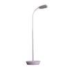 Lamp in upright position against a white background