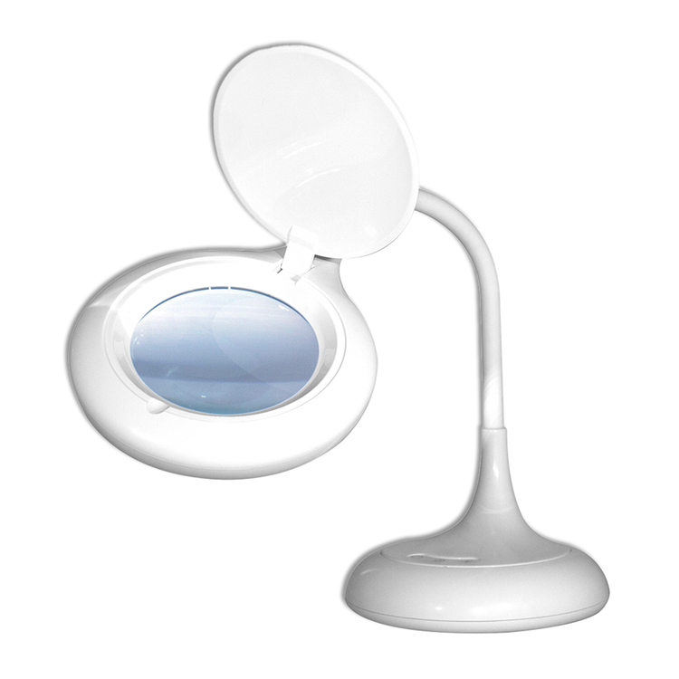 LED Desk Magnifier Lamp 3x