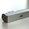 Close-up of one of the mounting holes for the sensor light.