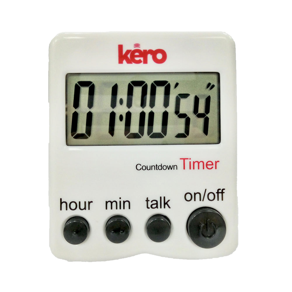 Talking kitchen timer