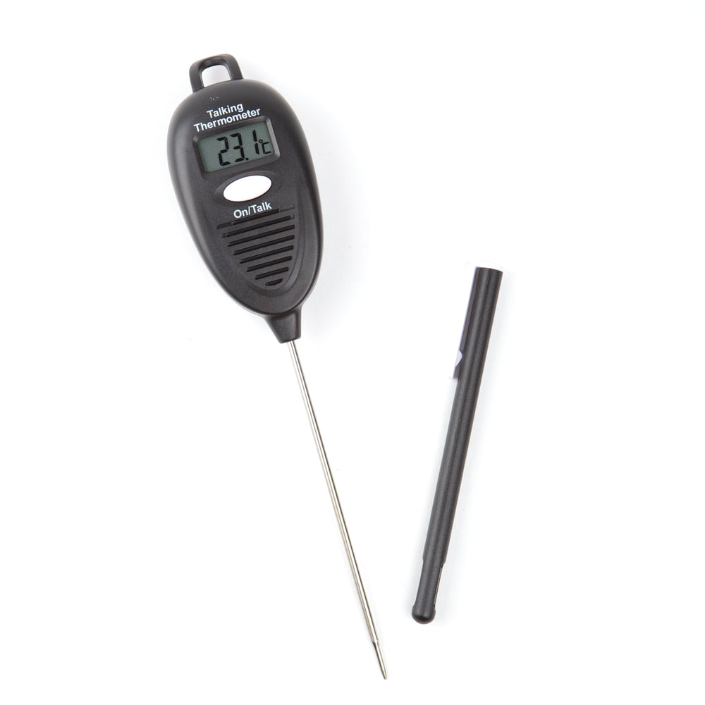 Talking food thermometer
