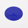 Round blue dycem mat