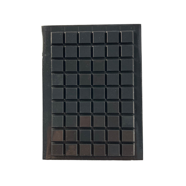 Square black flat head Bumpons