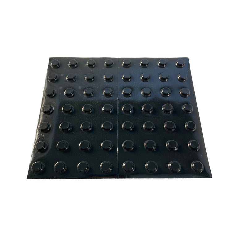 Round black flat head Bumpons