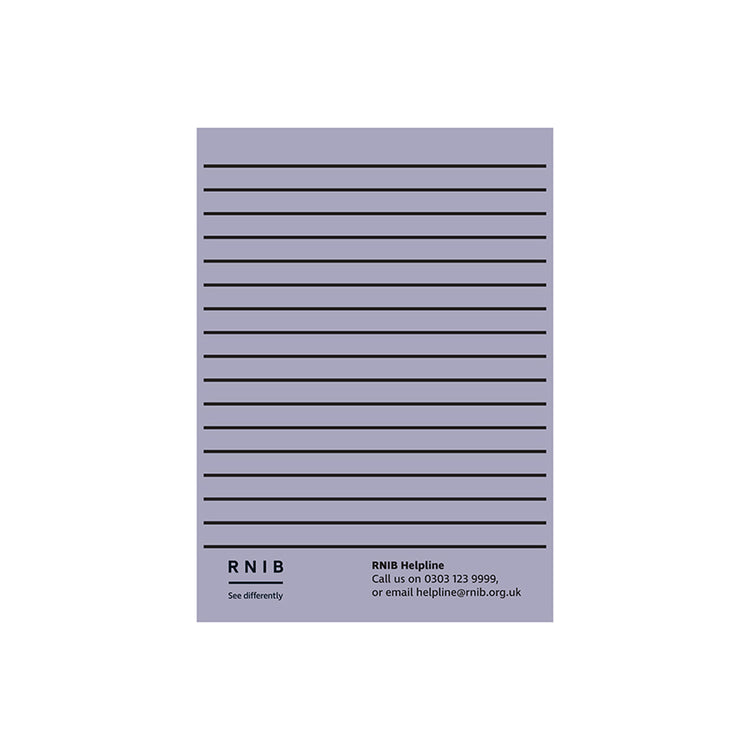 Lilac loose A4 sheets
