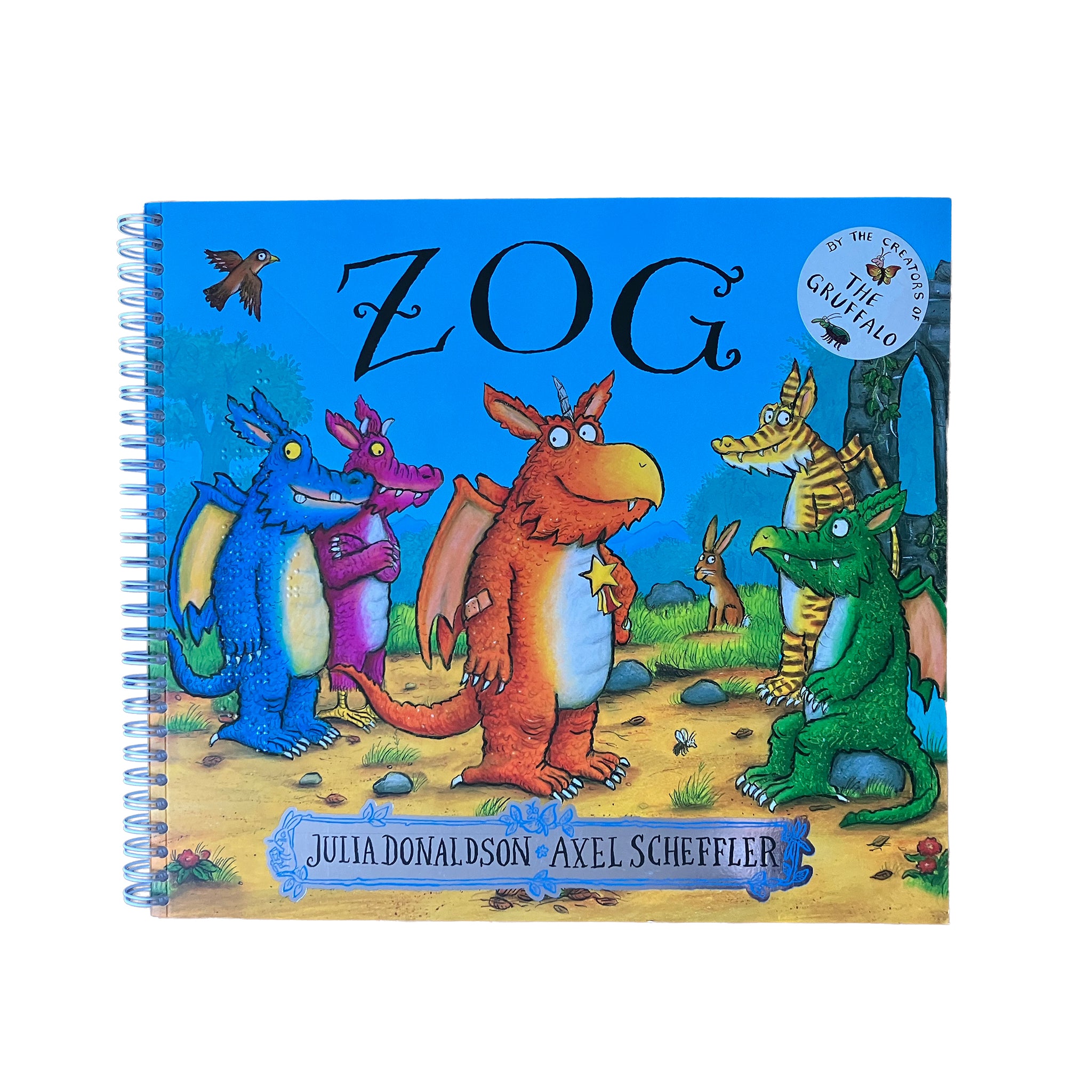 Front cover of print and braille edition of Zog