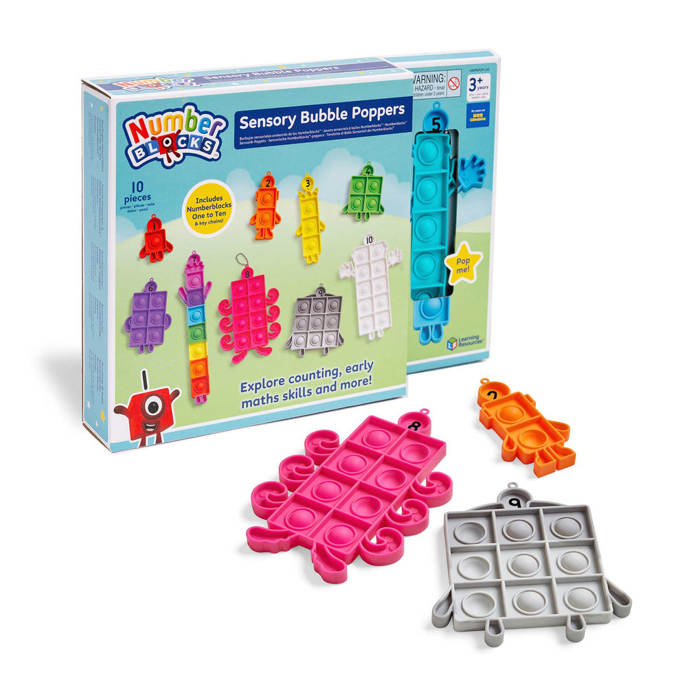 Numberblocks Sensory Bubble Poppers