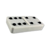 Close-up of tacile domino tile 