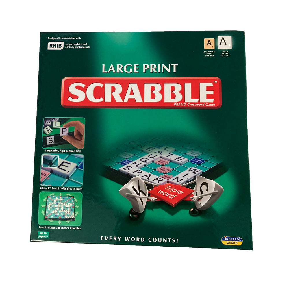 Large print Scrabble box