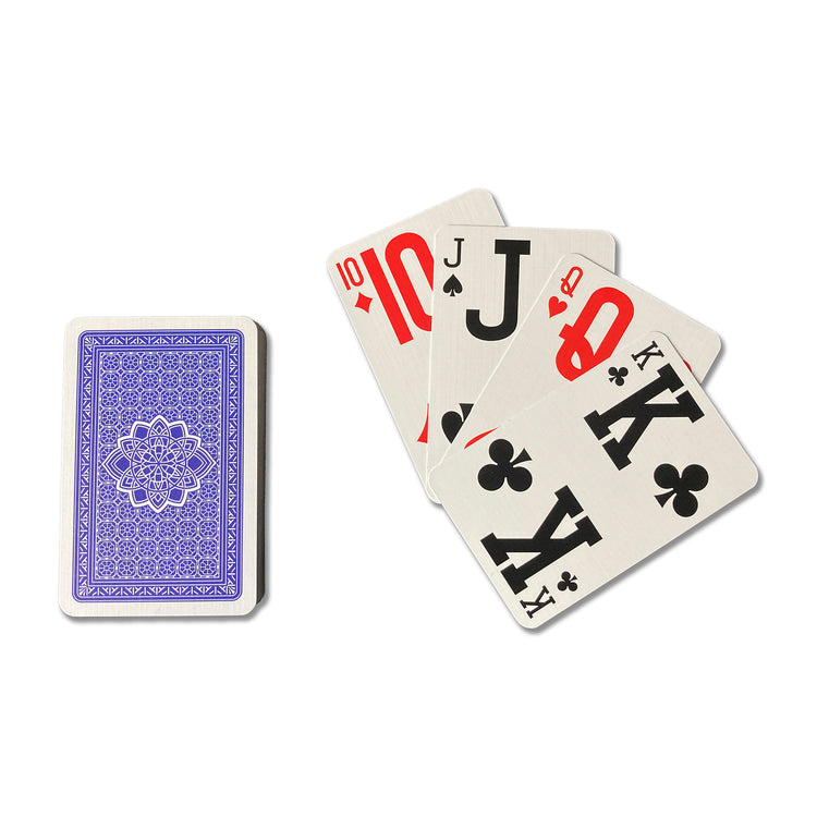 Alternative view of Large print playing cards