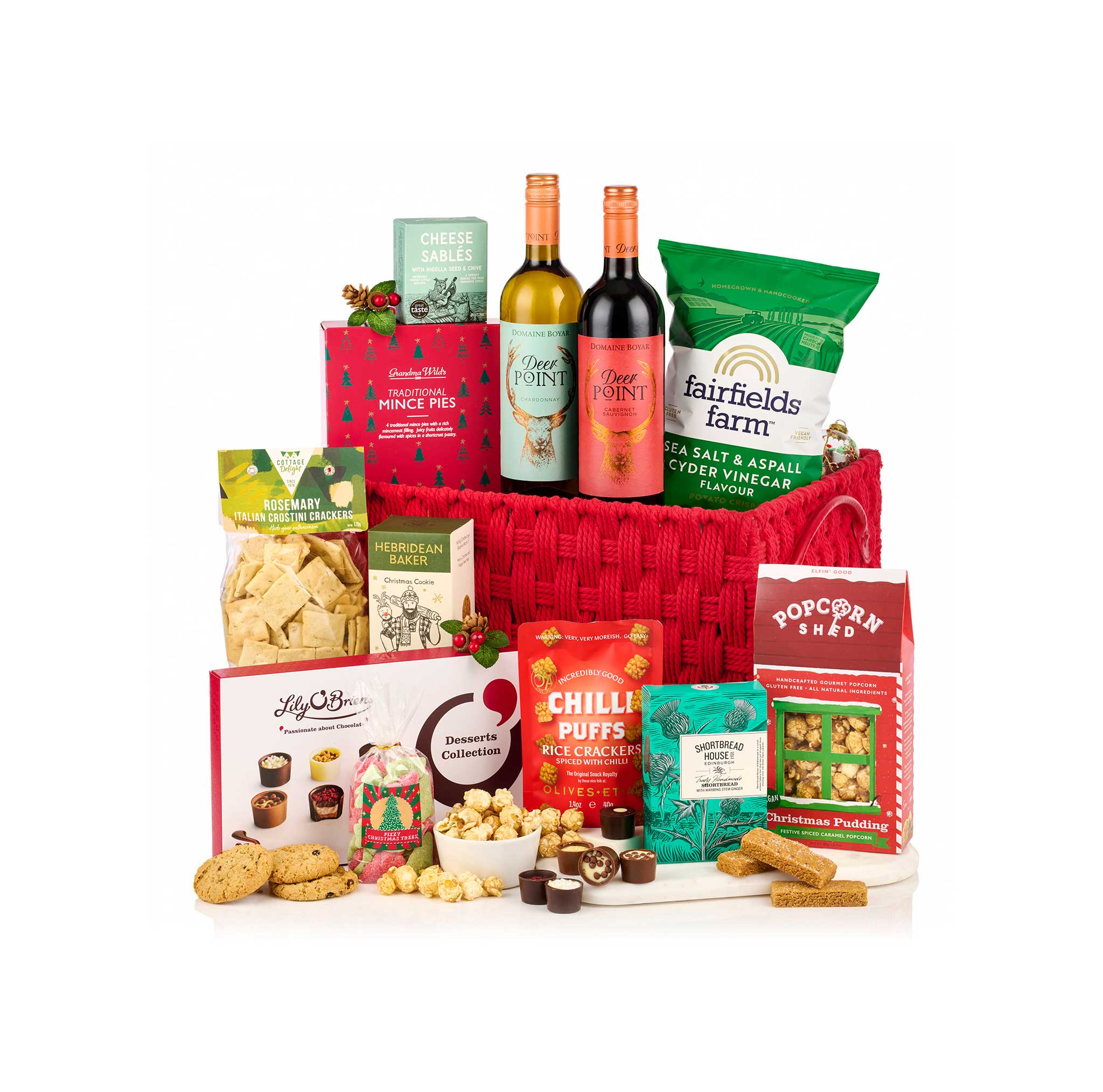 Merry and bright hamper (alcohol)