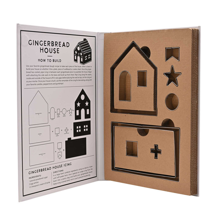 Santa Barbara festive gingerbread house cutters gift set