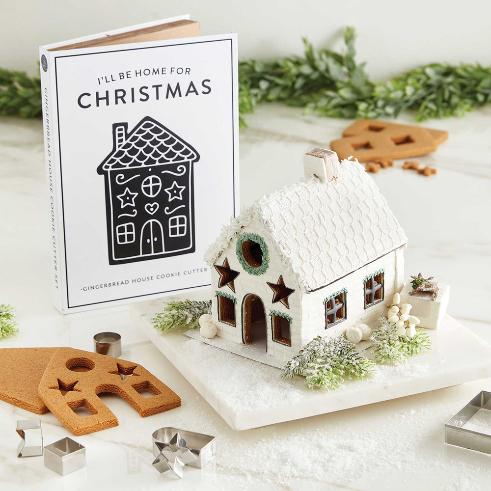 Santa Barbara festive gingerbread house cutters gift set