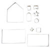 Santa Barbara festive gingerbread house cutters gift set