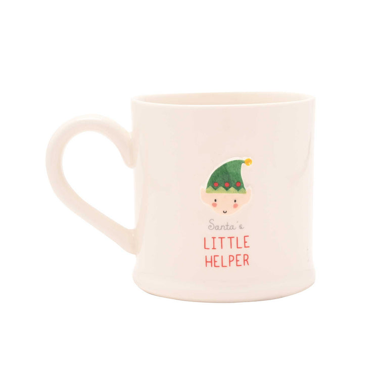 Alternative view of Love Life embossed Christmas mug – elf