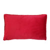 Red pillow on a white background