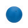 Blue goalball on white background