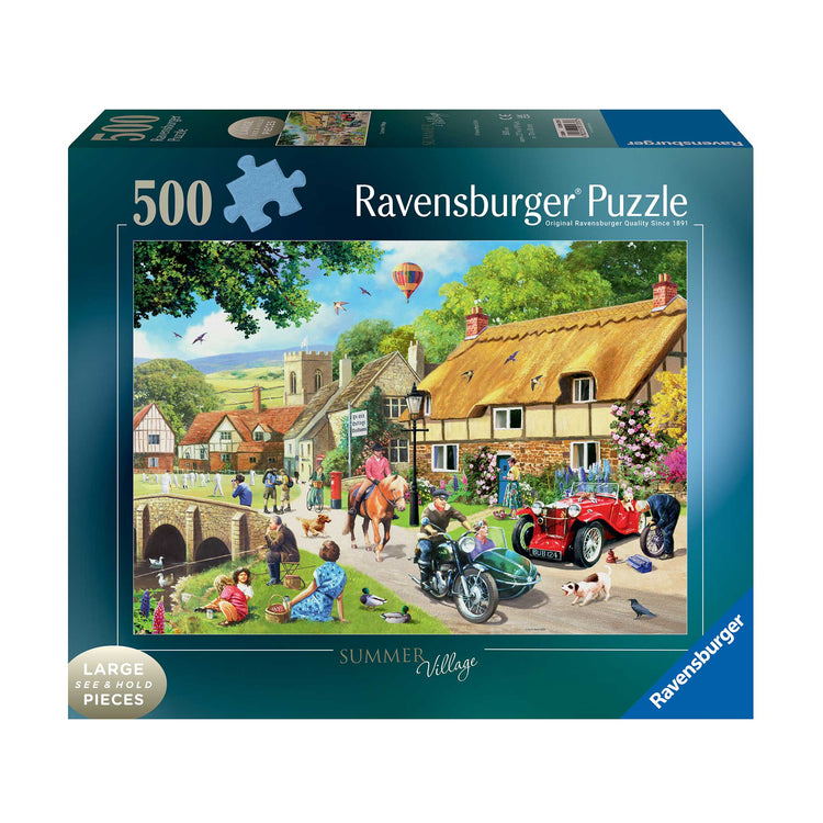 Large Format 500pc Summer Village Ravensburger Jigsaw Puzzle