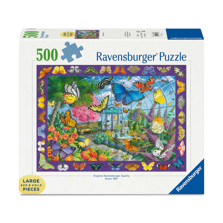Large Format 500pc The Butterfly Palace Ravensburger Jigsaw Puzzle