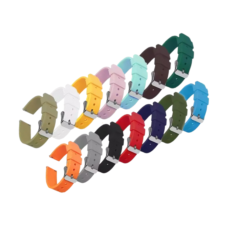 Alternative view of Synapptic silicone watch strap
