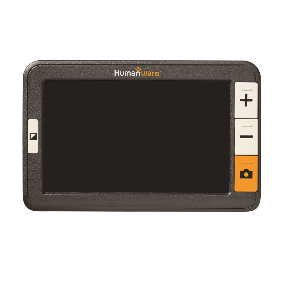 Explore 5 handheld video magnifier with black screen