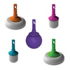 Five Hi-lite coloured tips, four white tips with brightly coloured caps around a hook-style rolling ball tip with purple rolling ball and purple cap.