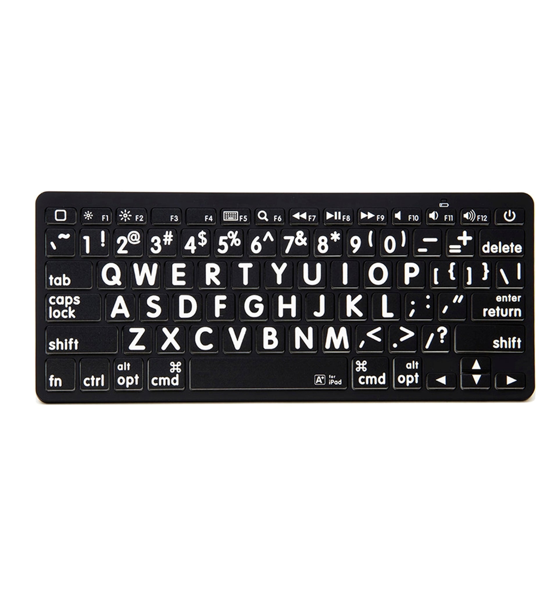 Large print Bluetooth mini keyboard for iOS and MAC