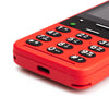 Close-up of keypad on red BlindShell Classic 2