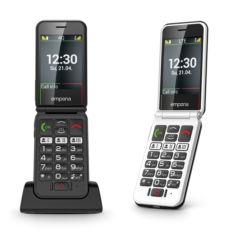 Emporia V227 Simplicity clamshell 4G phone V3