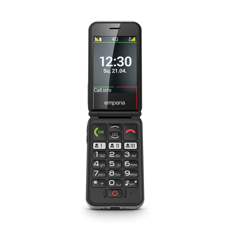 Emporia V27 Simplicity clamshell 4G phone