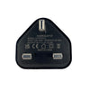Bottom of charger plug 