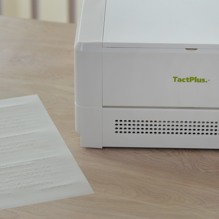 Alternative view of TactPlus tactile printer