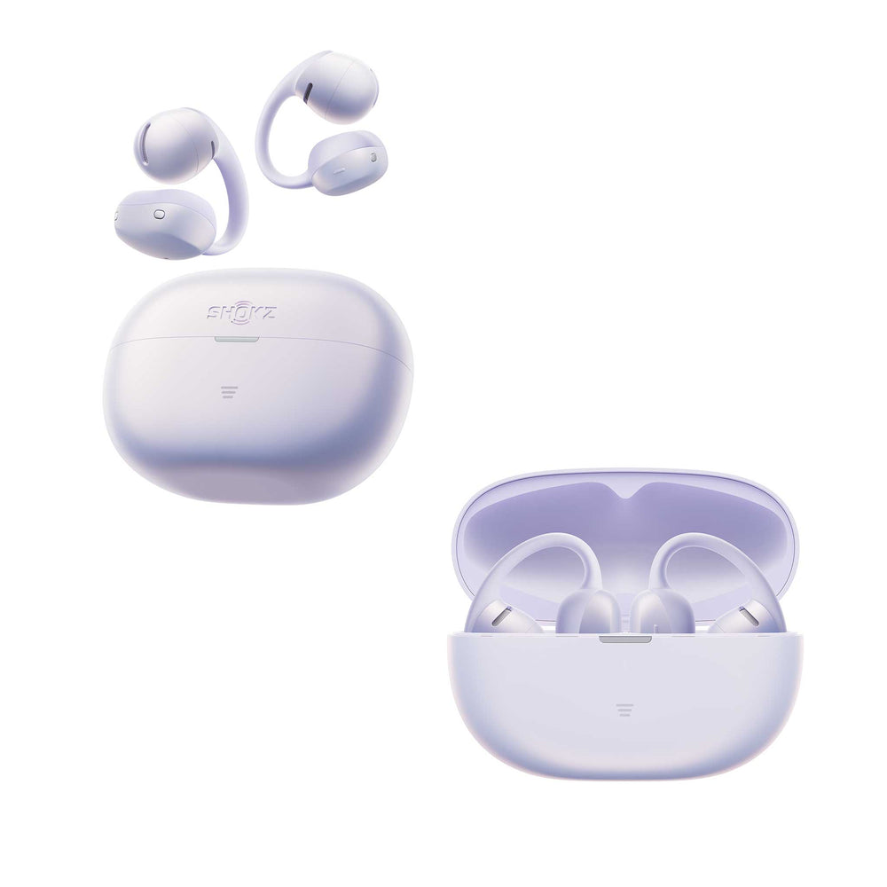 OpenDots Air in white with white charging case