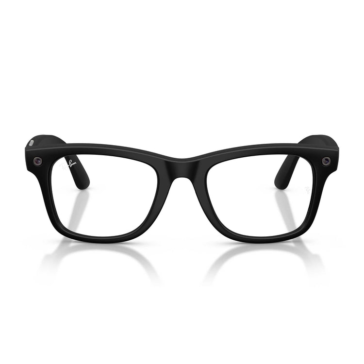 Ray-Ban Meta Gen 3 smart glasses – Wayfarer, clear lenses, matte black frame