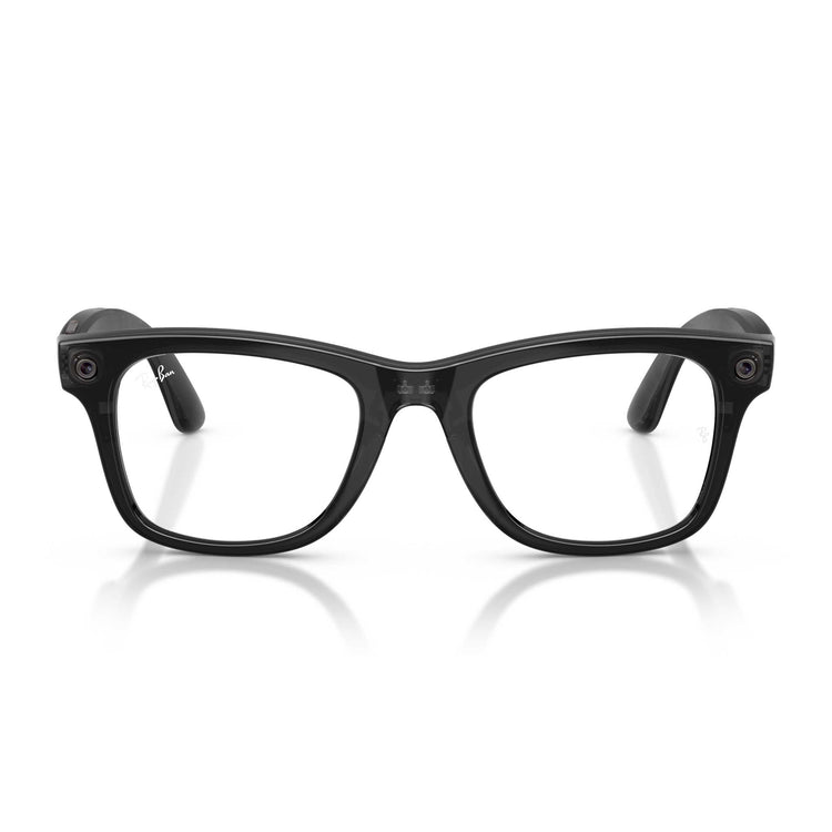 Ray-Ban Meta Gen 3 smart glasses – Wayfarer, transition lenses – clear/aquamarine, transparent black frame