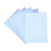 Sheets of A4-sized embossing film on a white background.